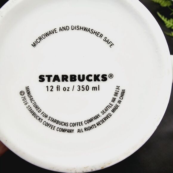 2 Starbucks Coffee Cup Mug 2016 Valentine's Day Pink Heart Arrow & Paisley Heart - Picture 10 of 11